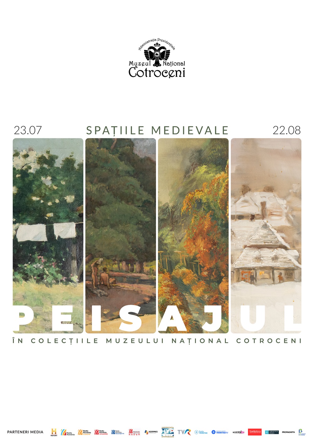 Expoziția „Peisajul în colecțiile Muzeului Național Cotroceni”, în Spațiile&nbsp;Medievale